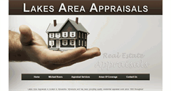 Desktop Screenshot of lakesareaappraisals.com